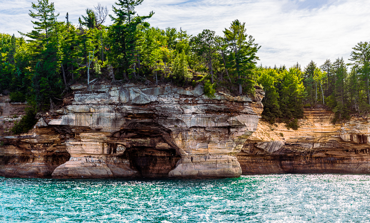 Drum Rocks at Picture Rocks National Lakeshore