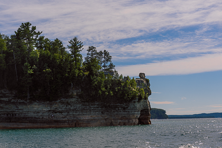 Castle Rock at Picture Rocks National Lakeshore